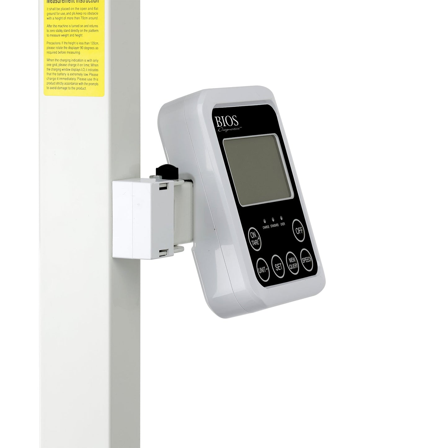 Professional Office Scale Controls Side View
