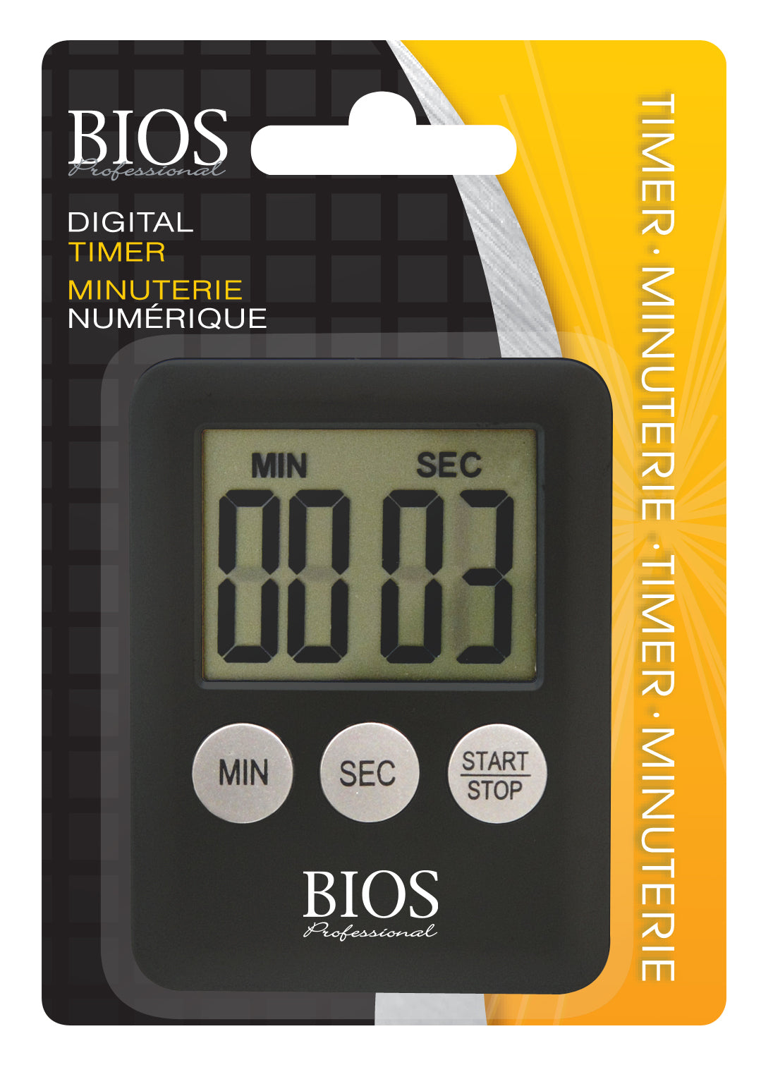 138HC Digital Timer retail packaging - front