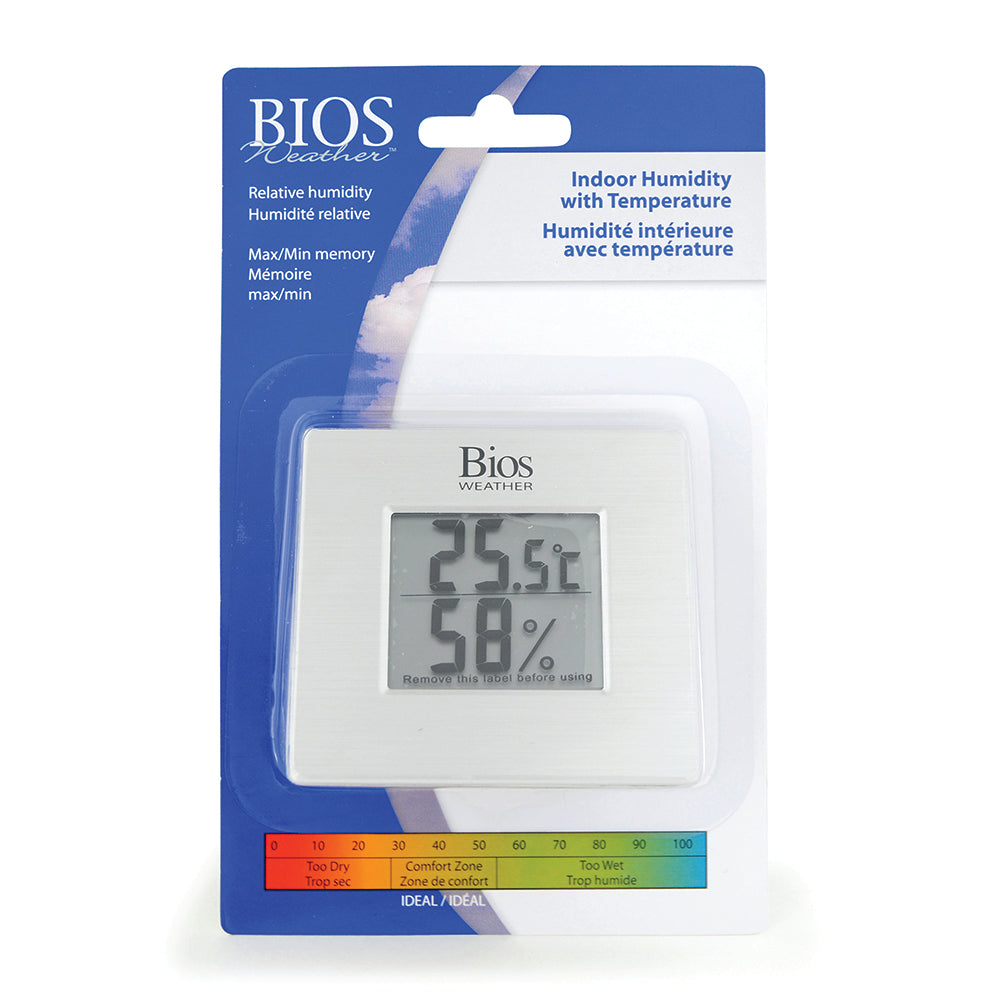 Digital Indoor Hygrometer with Temperature