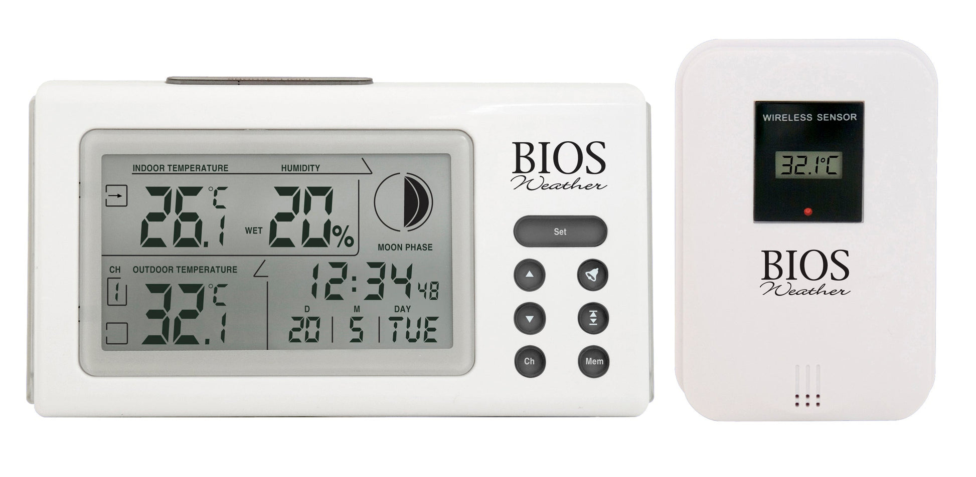 Indoor/Outdoor Wireless Thermometer and Hygrometer