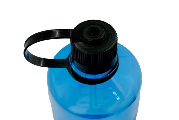 picture of the lid on the 32 OZ slate color Nalgene water bottle