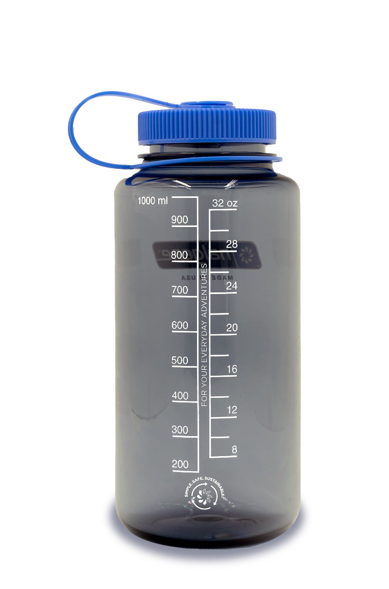 Nalgene 32 oz. Sustain Wide Mouth Bottle in Gray