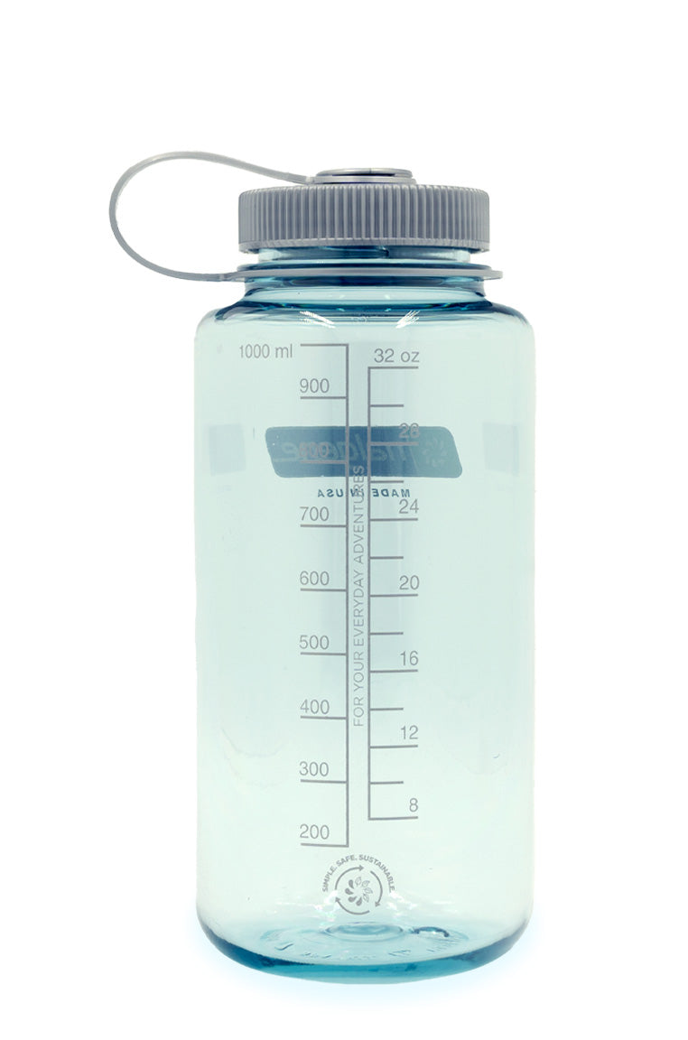 Nalgene 32 oz. Sustain Wide Mouth Bottle in Seafoam