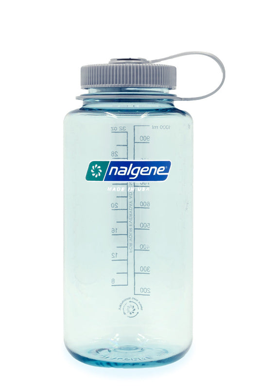 Nalgene 32 oz. Sustain Wide Mouth Bottle in Seafoam