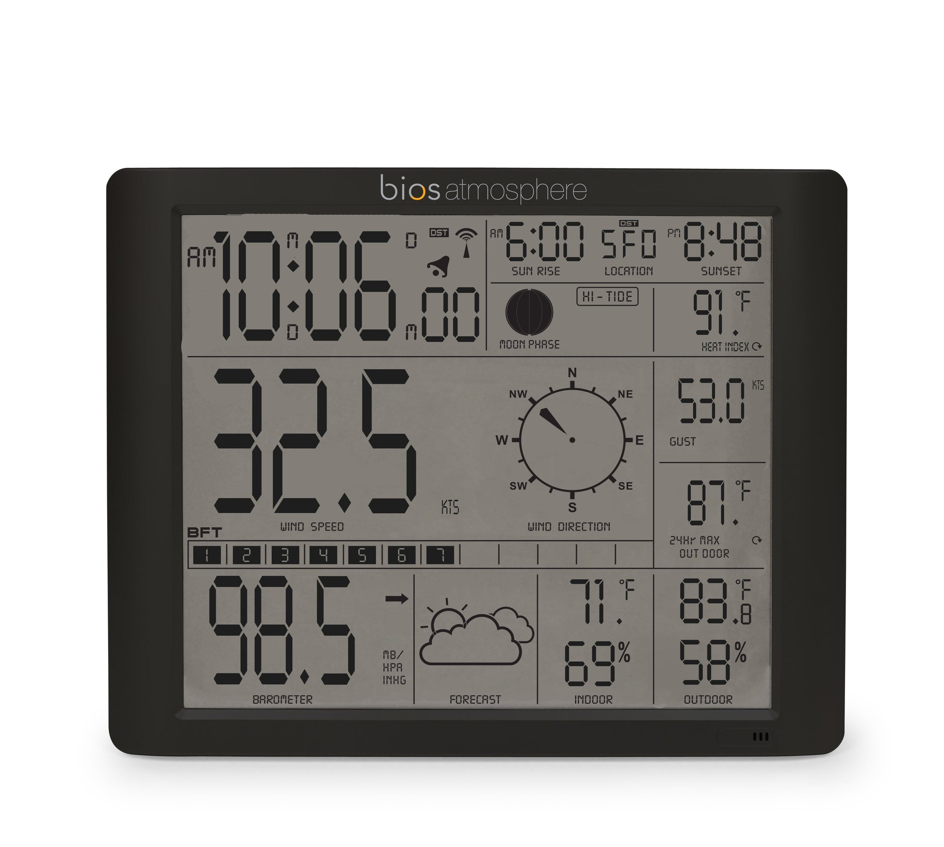 Jumbo Weather Station Monitor