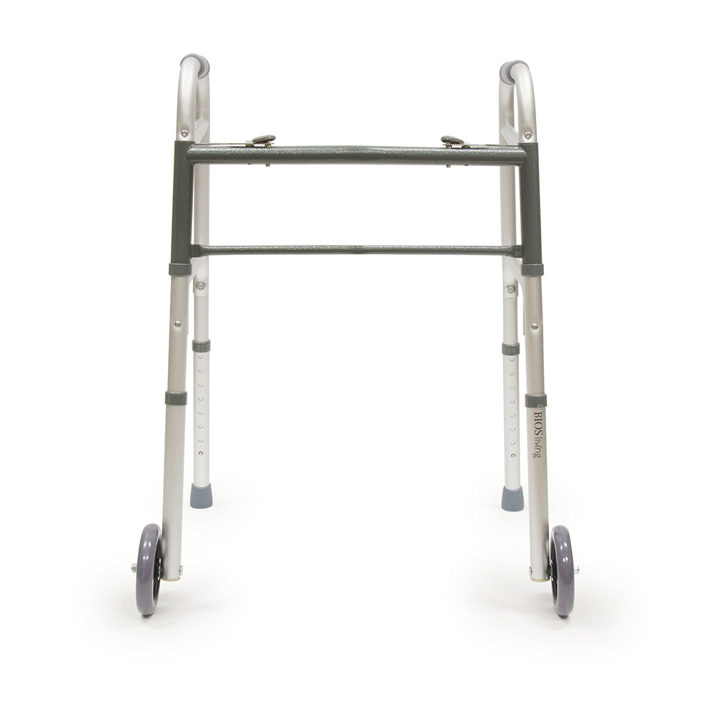 Bios Living Folding Walker with Wheels