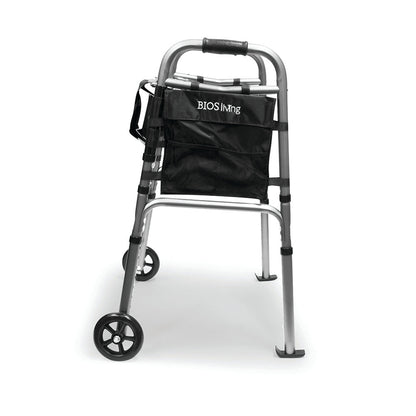 BIOS Living Deluxe Folding Walker with Wheels side image