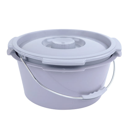 Replacement Commode Bucket with Splashguard