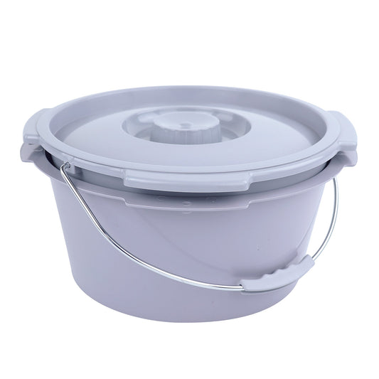 Replacement Commode Bucket with Splashguard