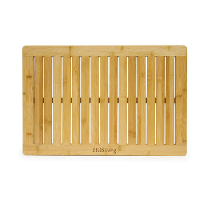 Bamboo Shower Crate Matt top view