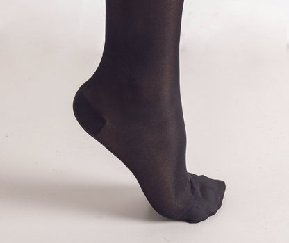 Women's Compression Knee Socks 20-30 mm Hg, Black Foot Highlight Photo