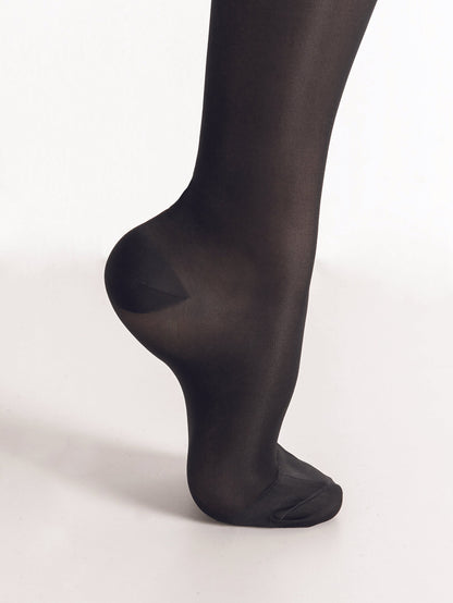 Women's Compression Pantyhose 15-32mm Hg, Black Foot Highlight Photo