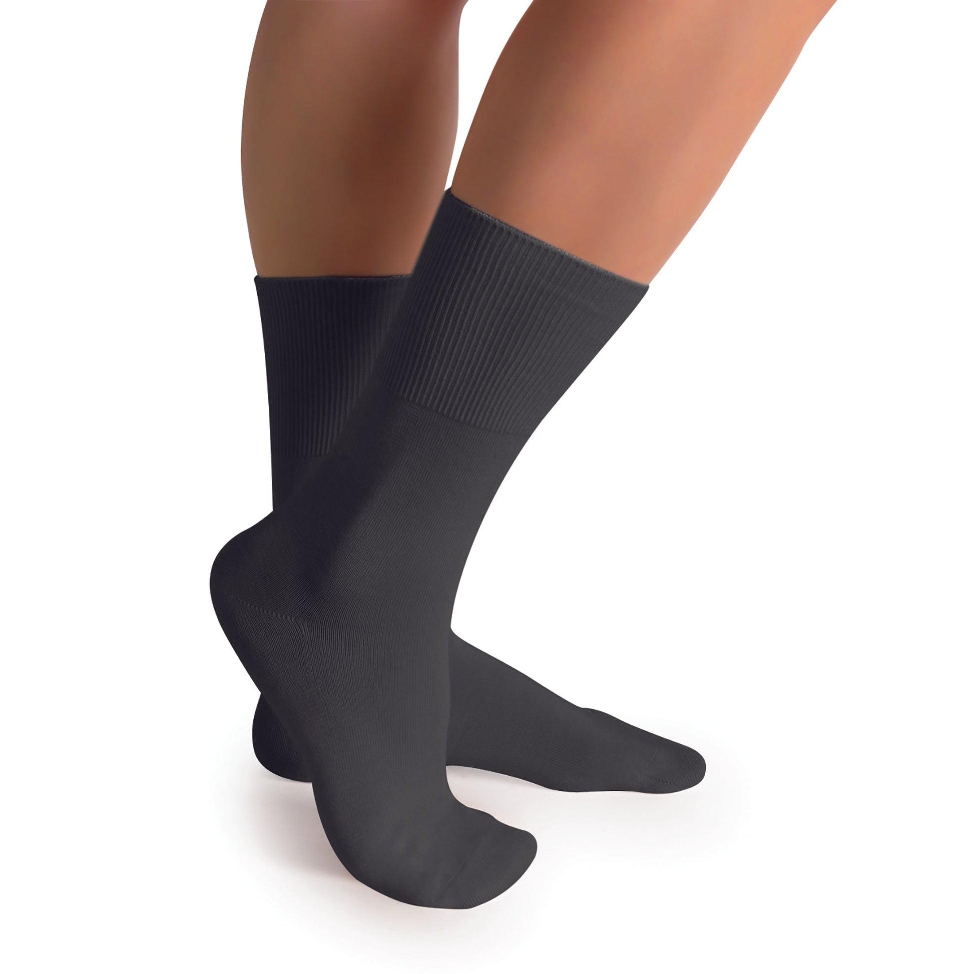 Diabetic Sock - Black Side Highlight Photo