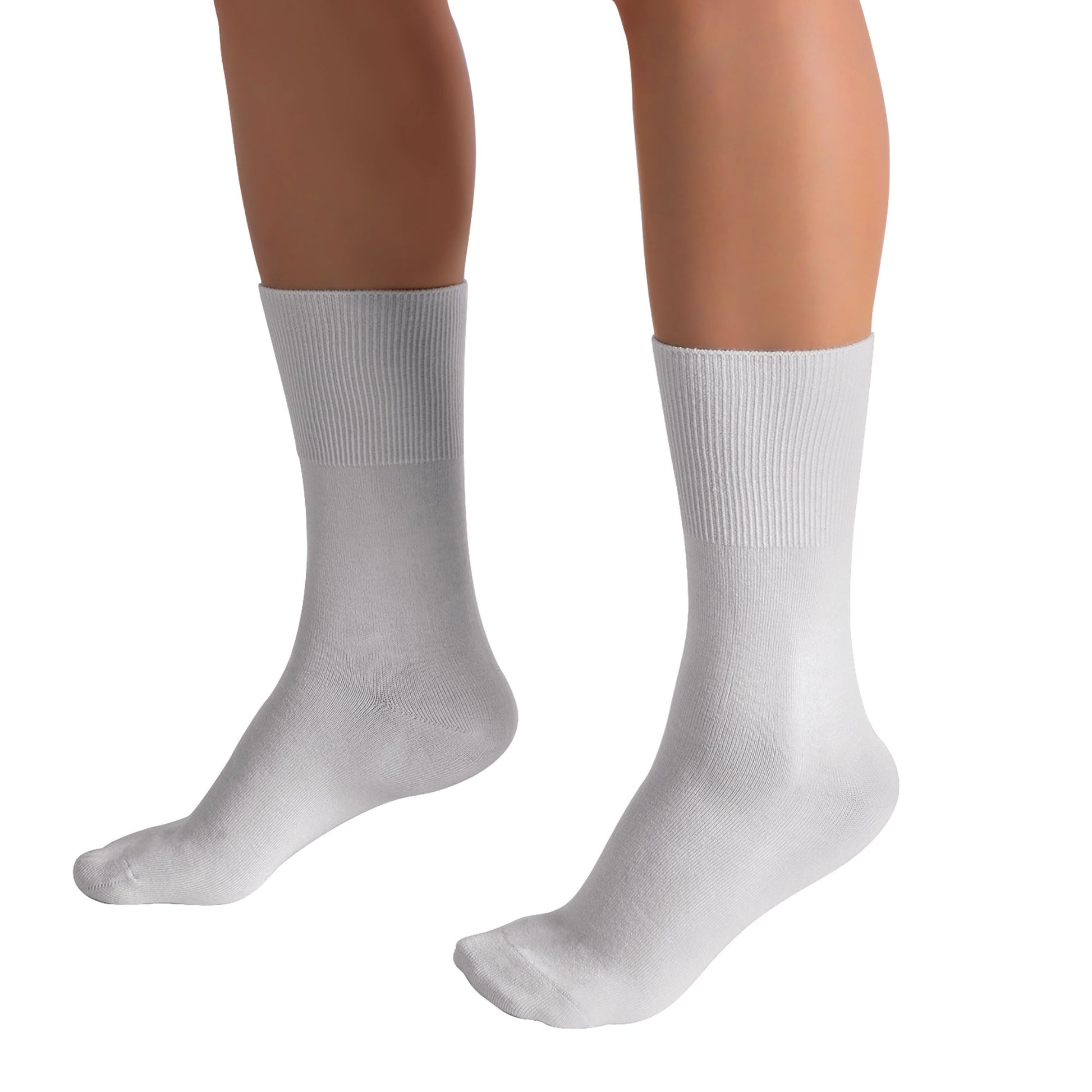 Diabetic Sock - White Side Photo