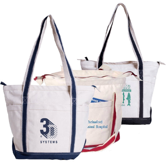 Cotton Canvas Boat Tote