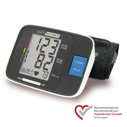 Simply Accurate Deluxe Automatic Blood Pressure Monitor Device