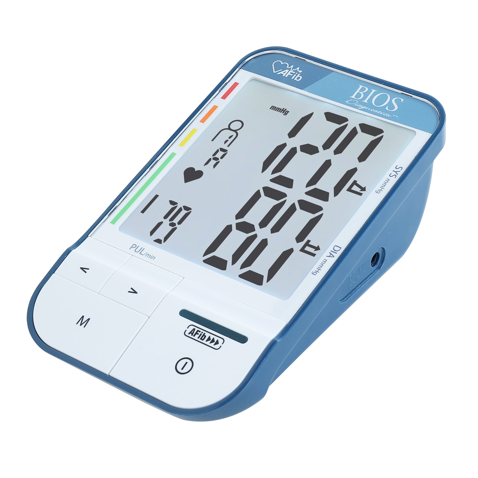 BIOS Diagnostics Blood Pressure Monitor -Automatic AFIB Angle Image