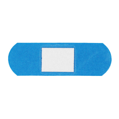 Blue Metal Detectable Fabric Bandages Back Image