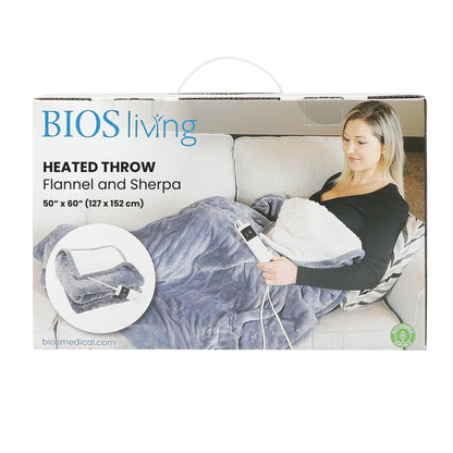 Heated Throw English Packaging