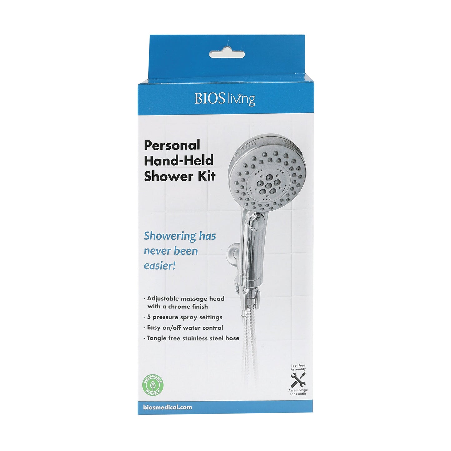 Personal Hand-Held Shower Kit