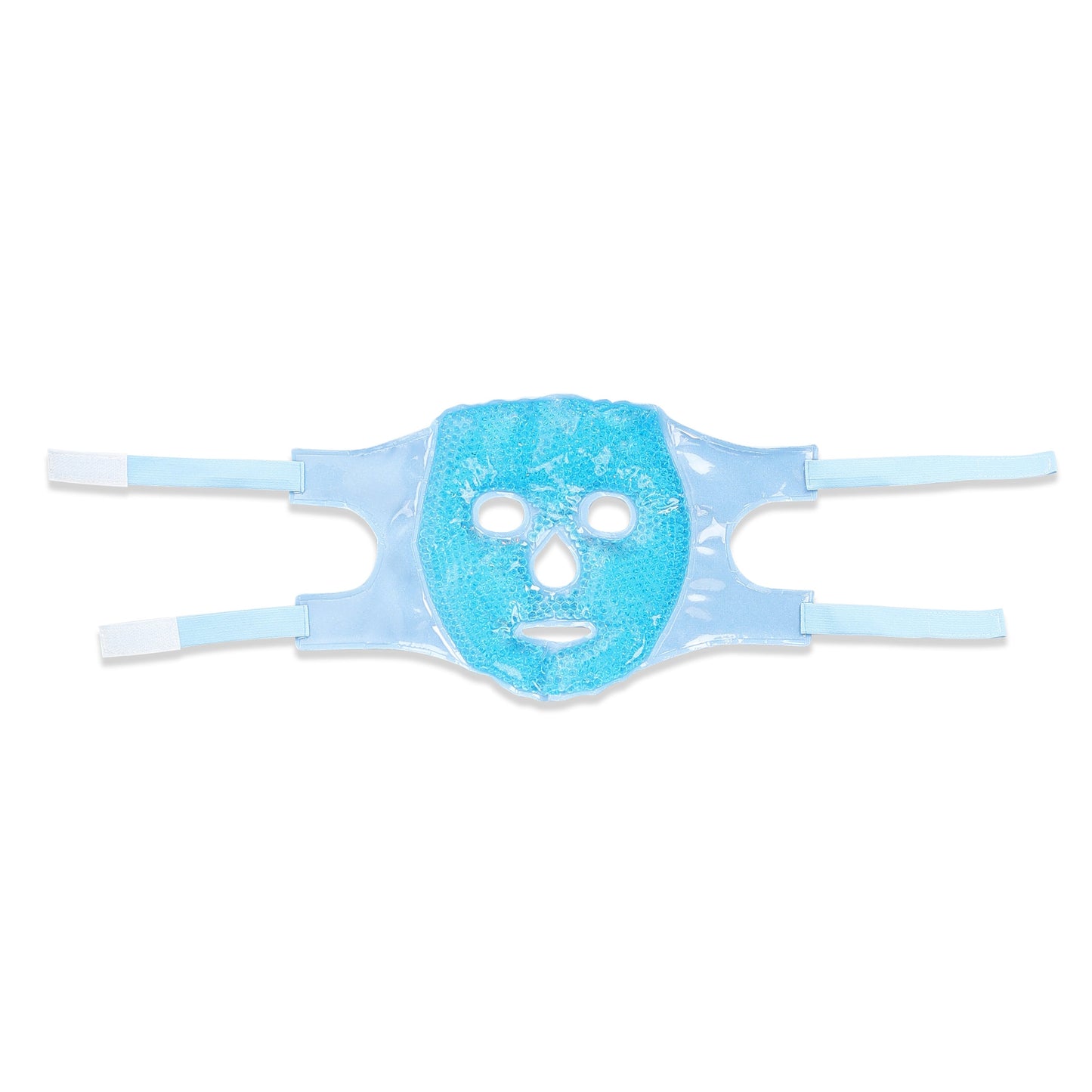 front view of the gel bead face mask