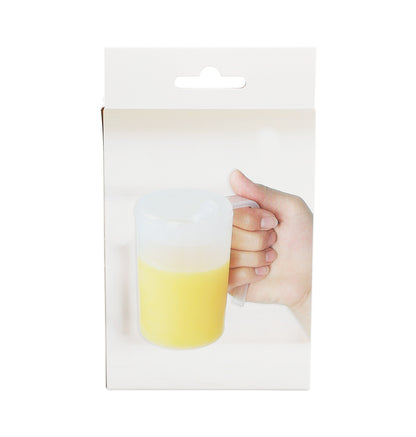 Large Handled Transparent Mug Package back