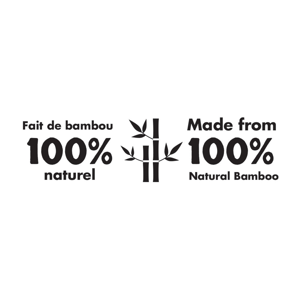 Made from 100% Natural Bamboo logo